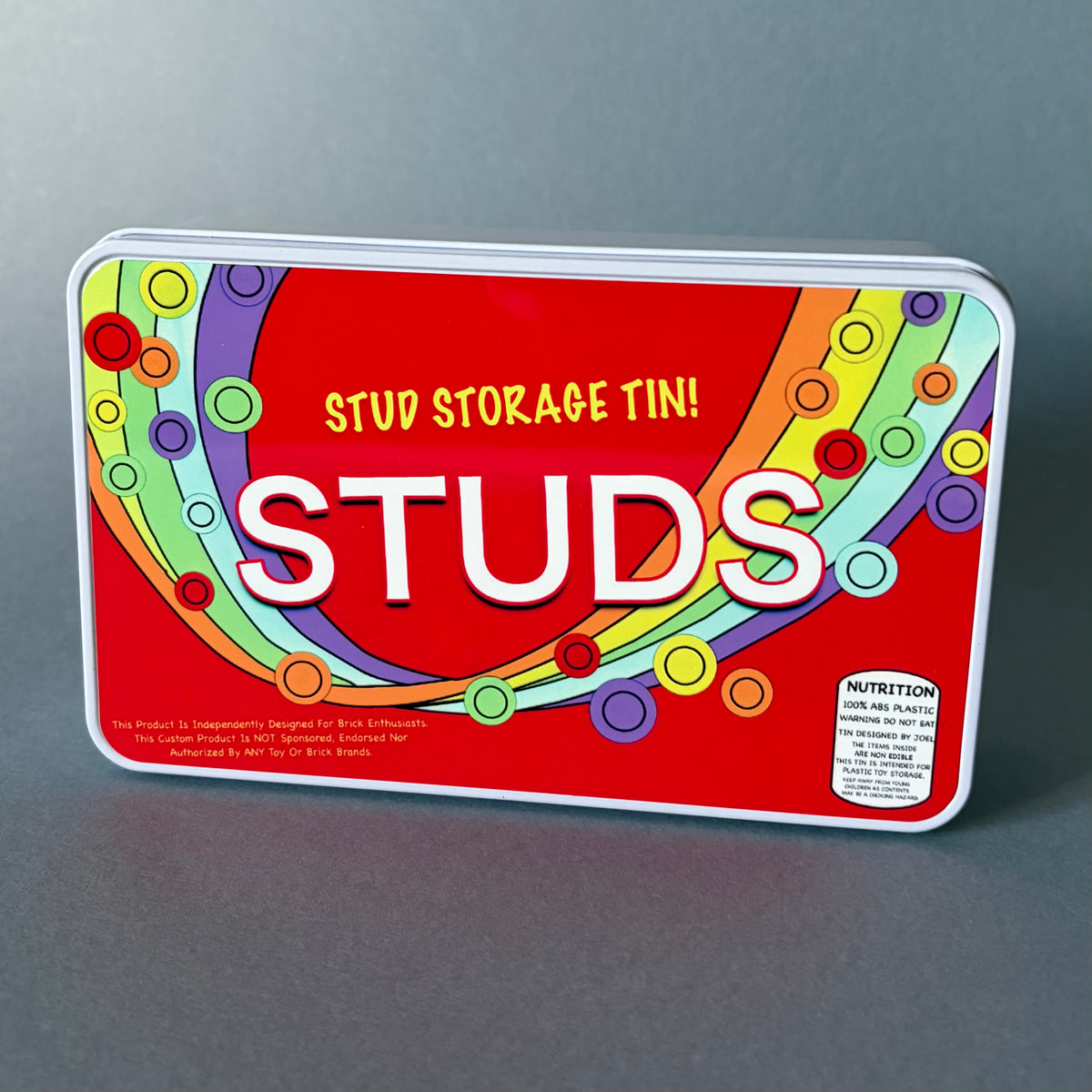 10X O-003 Stud Storage Tin